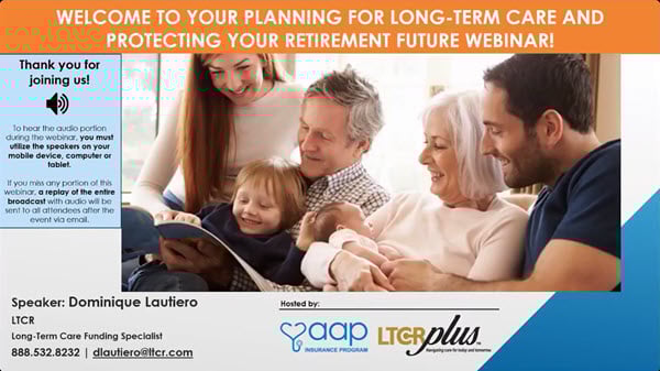Planning for Long-Term Care Webinar